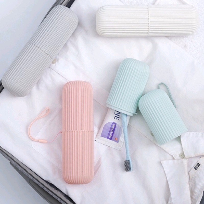 Tempat Sikat Gigi Odol Travel Box Portable BigToothbrush Case Pastel Kotak Sikat Gigi