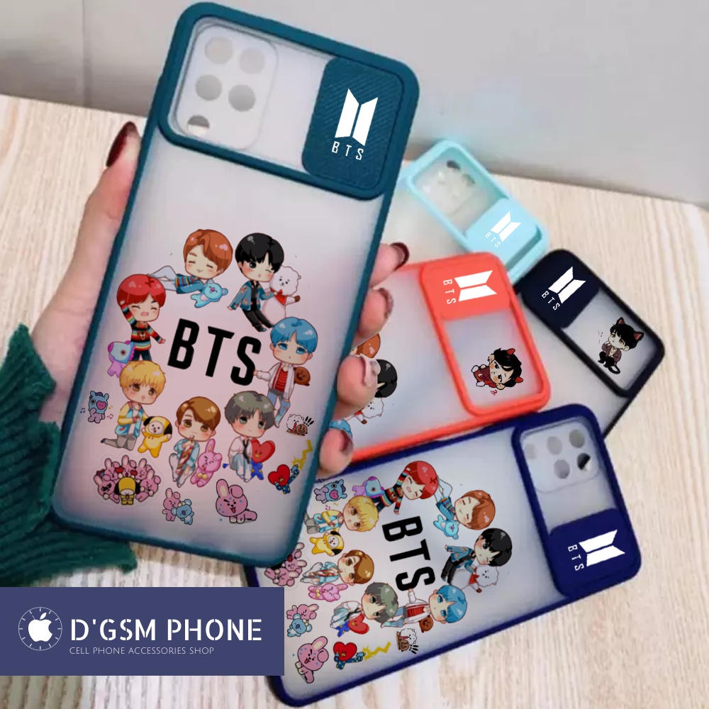 CASE CASING SLIDE BTS SAMSUNG J2 PRIME / J2 CORE / J4 + / J4 PRIME / J5 PRIME / J6+ / J6 PRIME / J7 