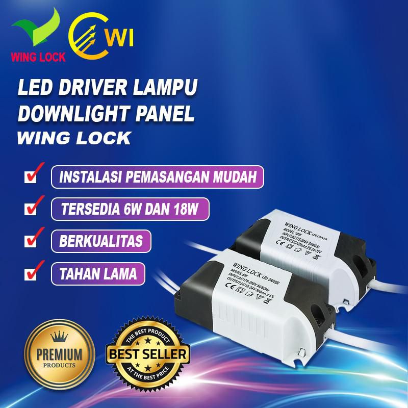 WSELLER- Travo Panel/Ballast LED Driver 18 Watt Wing Lock