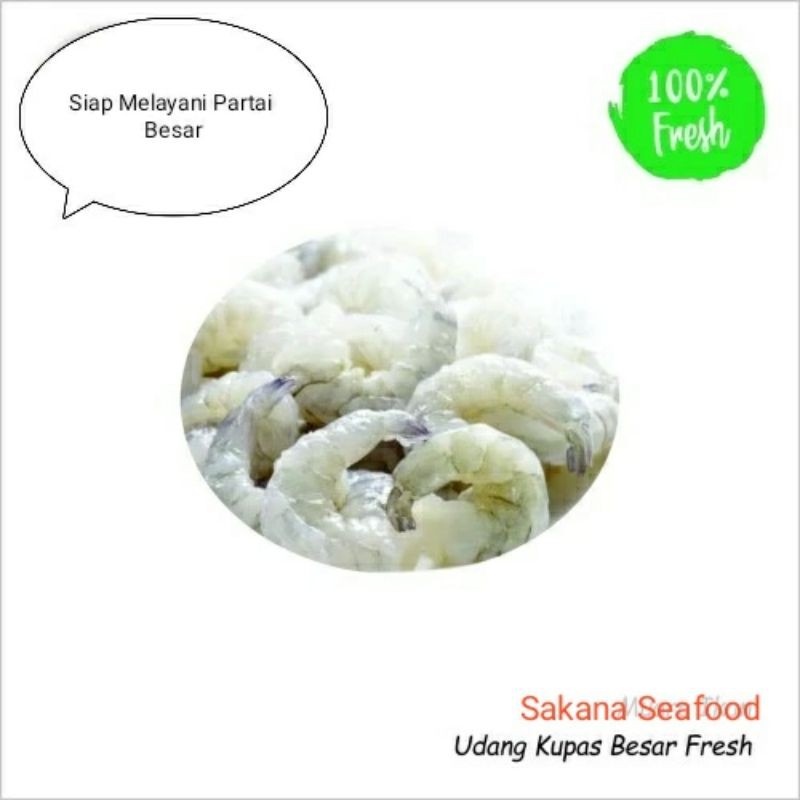 

Udang Kupas Segar 500gr