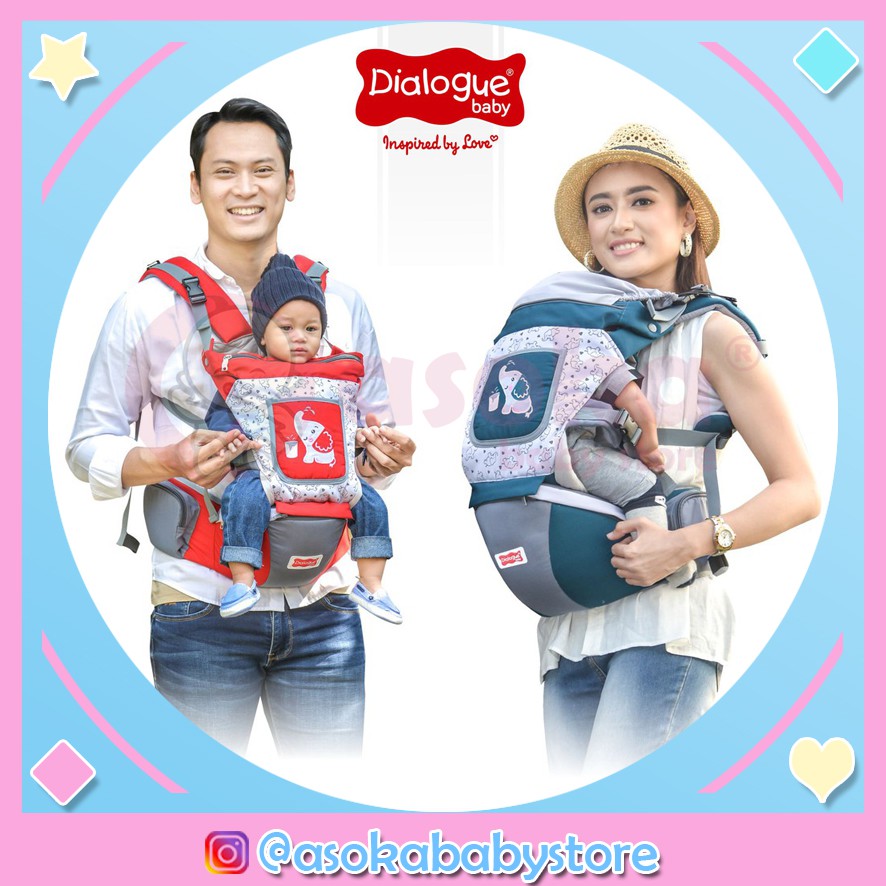 Dialogue Baby Gendongan Hipseat Dumbo Series 8 in 1 DGG4314 ASOKA