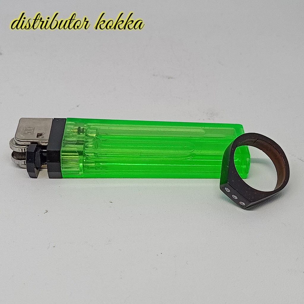 ( SUPER MURAH ) Cincin kokka kaukah kaokah fukakah koka plat mata 3 hitam