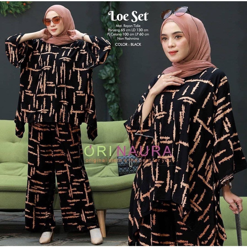 Setelan Wanita Waka Loe Jumbo Set | Setelan Wanita Wak | Rayon Premium | JUMBO  | SETELAN PIYAMA | PREMIUM QUALITY | COD