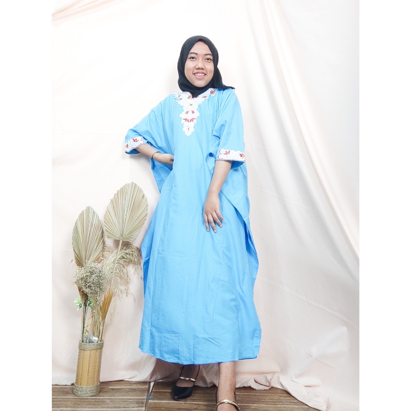 SB Collection Dress Maxi Depiya Longdress Kaftan Gamis Jumbo Casual Wanita