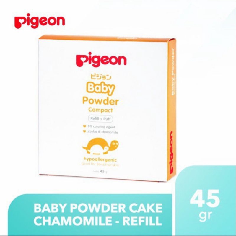 Pigeon Baby Powder Refill + Puff