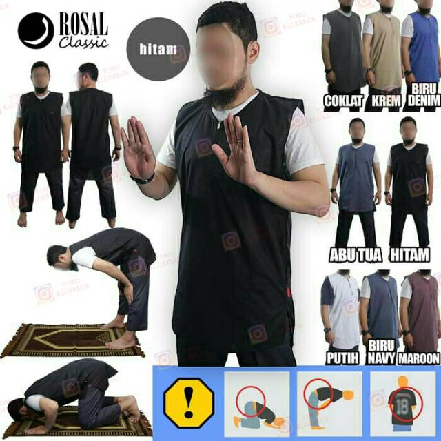 Pakaian rompi sholat (rosal) original