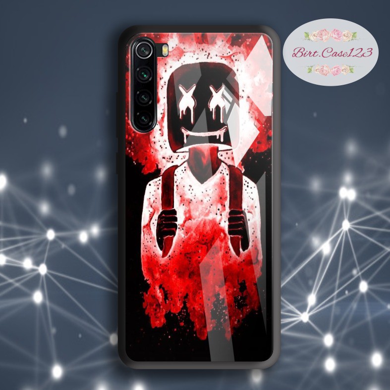 back case glass Marshmello Iphone 6 6g 6g+ 7 7g 7g+ 8 8+ Xr X Xs Xs Max Se 2020 11 Pro Max BC2786