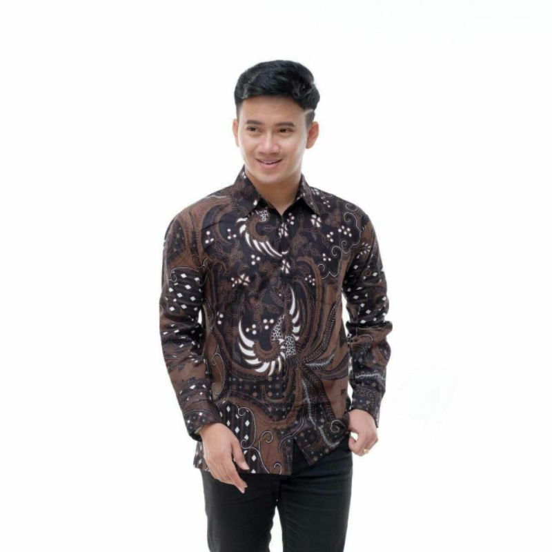 BATIK AZMIL M L XL XXL KEMEJA BATIK PEKALONGAN