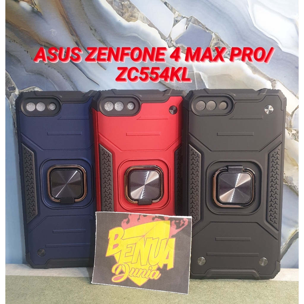 CASE ASUS ZENFONE 4 MAX PRO/ZC554KL - CASE SPIGEN THUNDER PLUS RING STAND ZENFONE 4 MAX PRO - BD