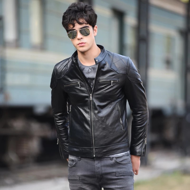 Jaket motor pria bergaya vintage / jaket motor / jaket kulit / jaket racing / jaket keren