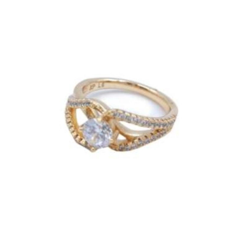 cincin xuping termurah wanita dewasa lapis emas premium top RANDOM berbagai model  mewah dan menarik permata zirqon-4