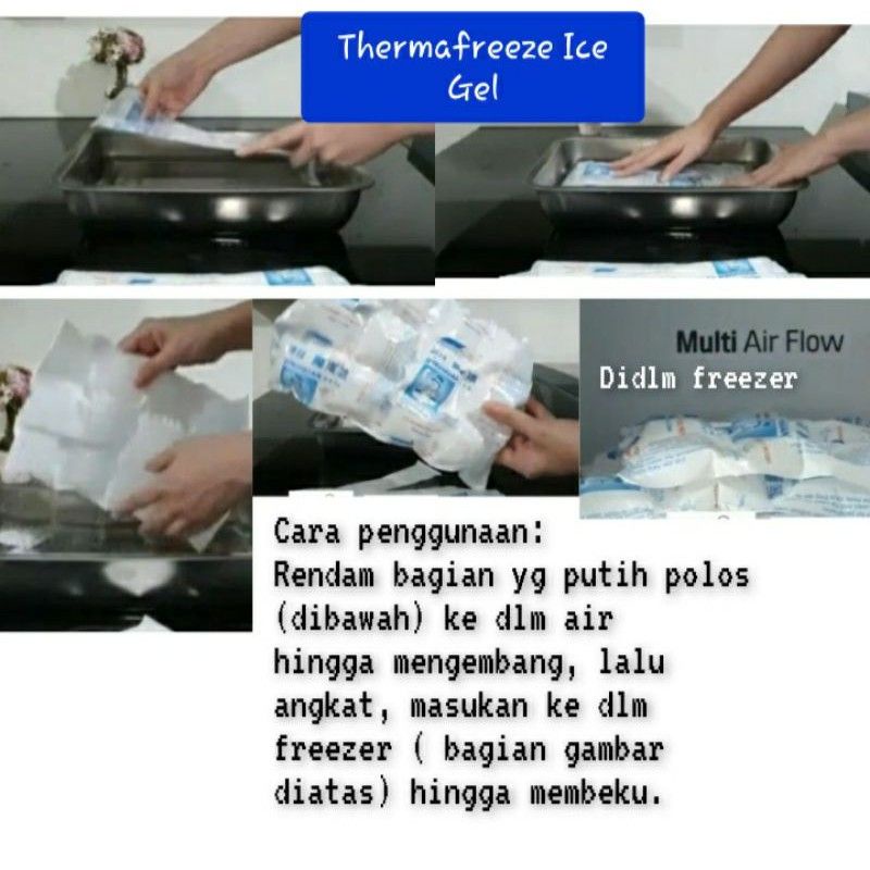 Makassar V222 Ice gel pack thermafreeze lembaran es gel pendingin makanan