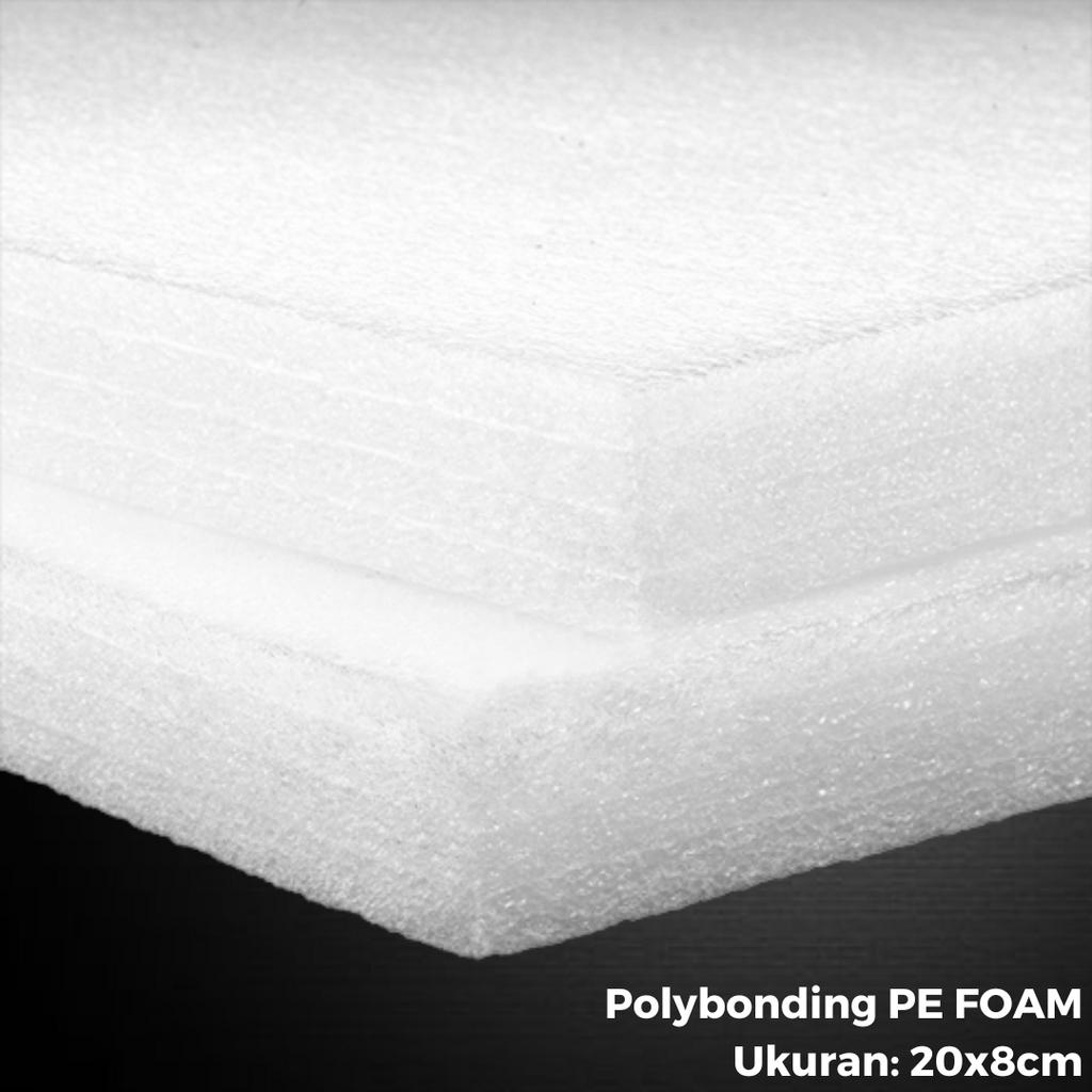 Busa Bunga Gabus Elastis Kotak Putih / Busa Bucket Bunga / Busa Dekorasi Bunga Pelaminan / Busa Bung