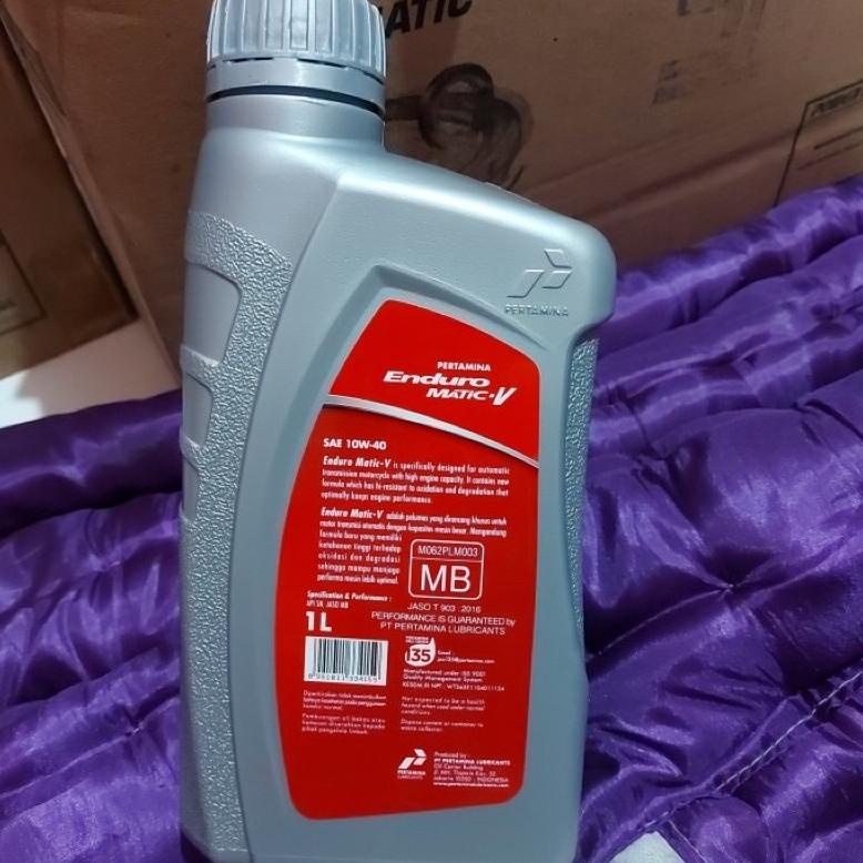 Enduro Matic V. 10W-40 1 Liter. Oli Matic Nmax, Aerox, Pcx