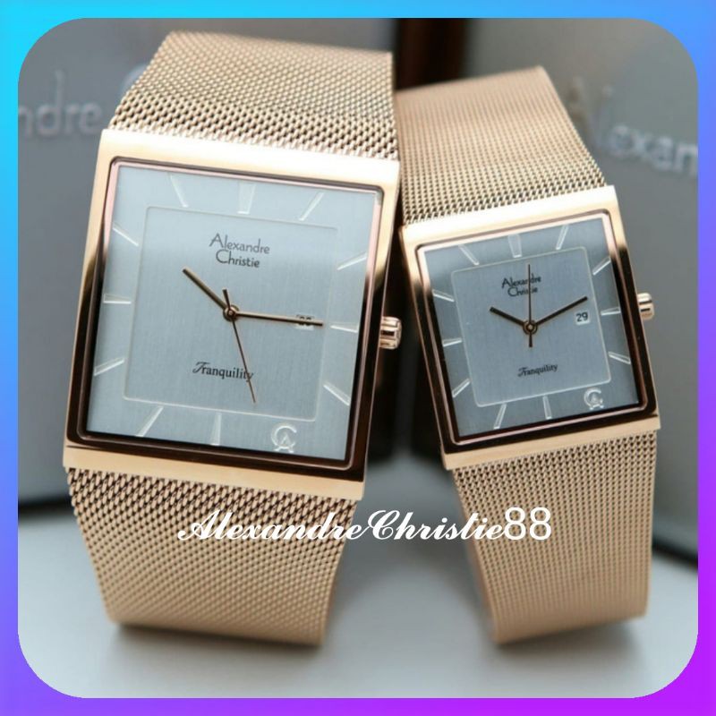 Jam Tangan Couple Alexandre Christie AC8333 AC 8333 MD | Original