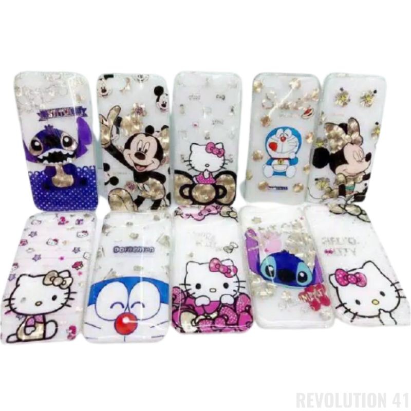 Silikon Hp Vivo Y53 Y51 Y55 Y65 Y66 Y67 Y69 Y71 Y81 V5 V5s Karakter Motif Blink Blink