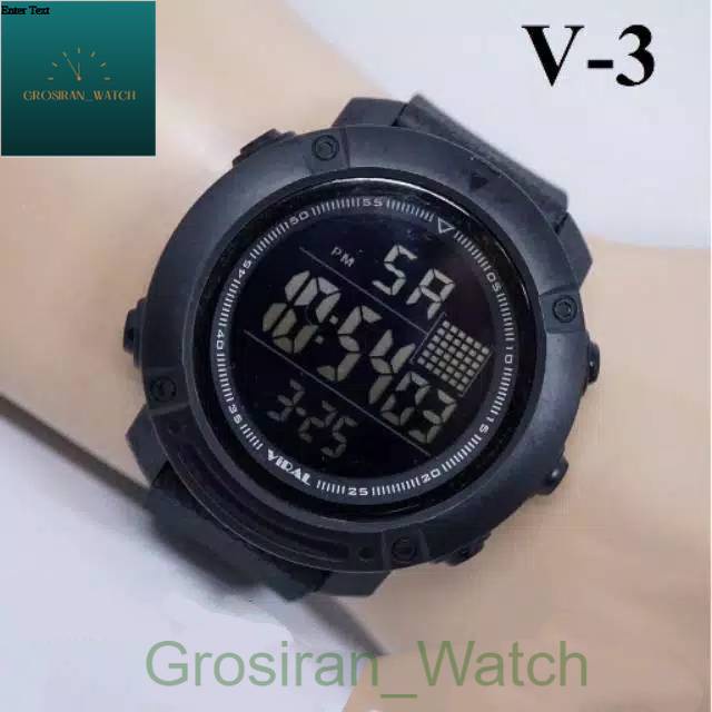 ( Bayar tujuan ) Jam Tangan Pria Sport Anti Air Viral Digital V Series [G_W]