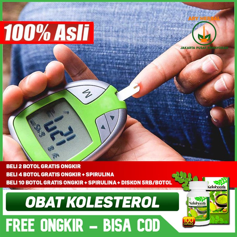 

Obat Kolesterol / Kolestrol Keloreena Kapsul Eksrak Daun Kelor Asli 100% Original Herbal Terlaris