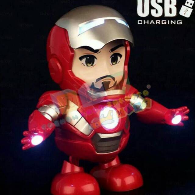 Robot Ironman dance USB Recharge