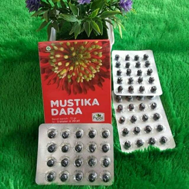 Ecer Mustika Dara ORI HNI HPAI 1 Blister Isi 20 Pil Obat Kista| Miom| Infeksi Vagina| Keputihan dll
