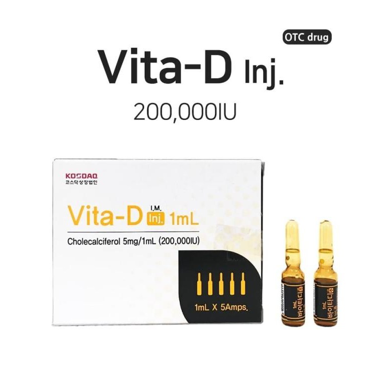 Jual Vitamin D Injection / Vitamin D Injeksi 200.000iu Original