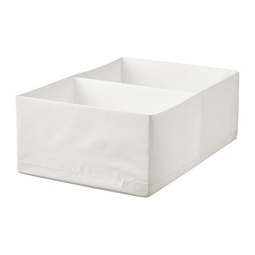 STUK Kotak dengan kompartemen 34x51x18 cm putih