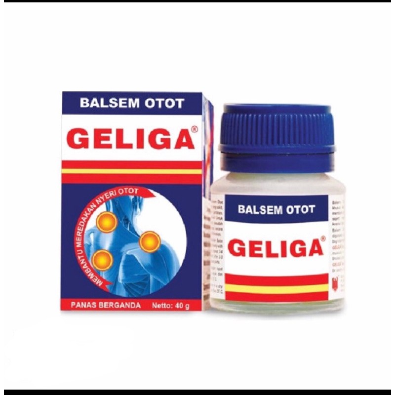 Balsem Otot Geliga 40 grm Balsem Meredakan Nyeri Otot