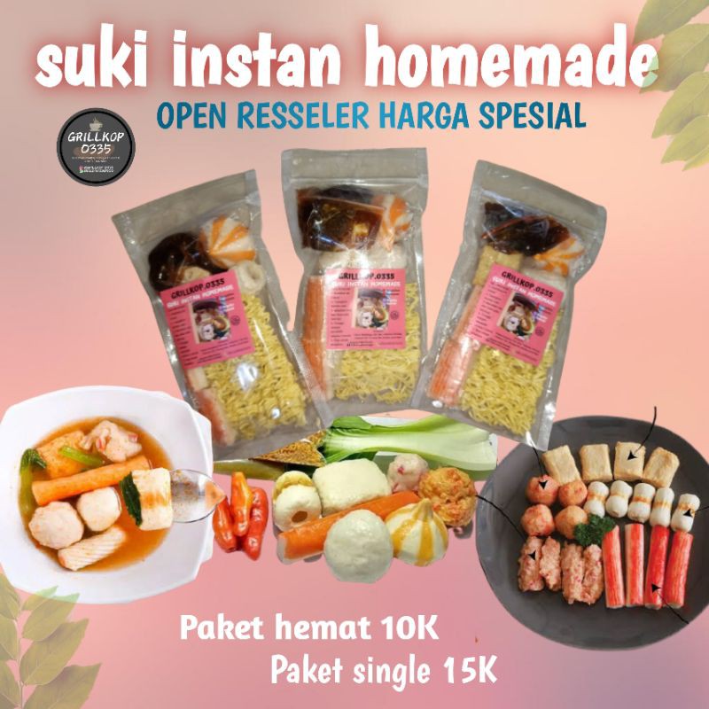 

SUKIYAKI INSTAN HOMEMADE FROZEN MURAH HALAL BUMBU TOMYAM