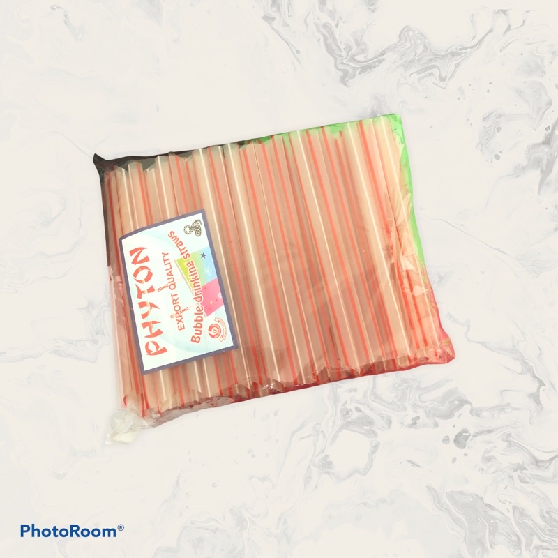 sedotan buble/sedotan 12mm phyton/sedotan boba 300gram/sedotan plastik 12mm