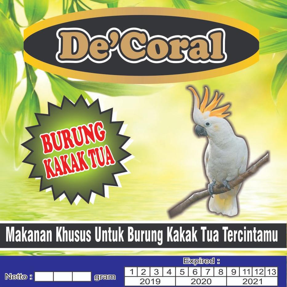 Makanan Burung Kakak Tua | Makanan Kakak Tua Juara