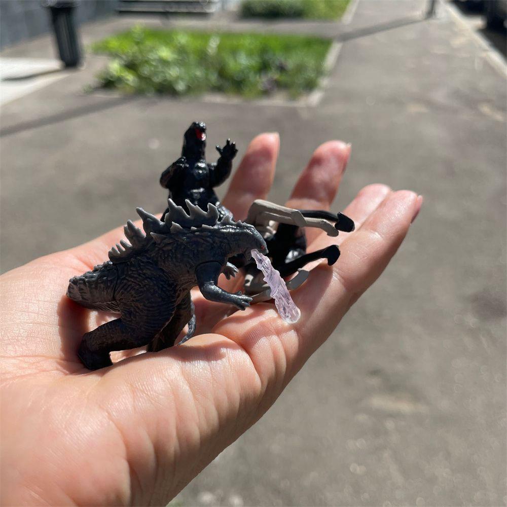 Needway Godzilla Toy Figure Special Dekorasi Angka Mainan Ornamen Hadiah Patung Mainan Koleksi Hadiah Dinosaurus GodAzilla