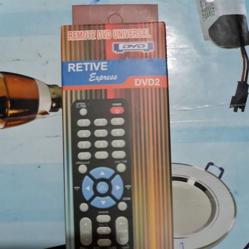 Remot DVD Universal Remote Retive Express DVD1 Polytron Tanpa Program