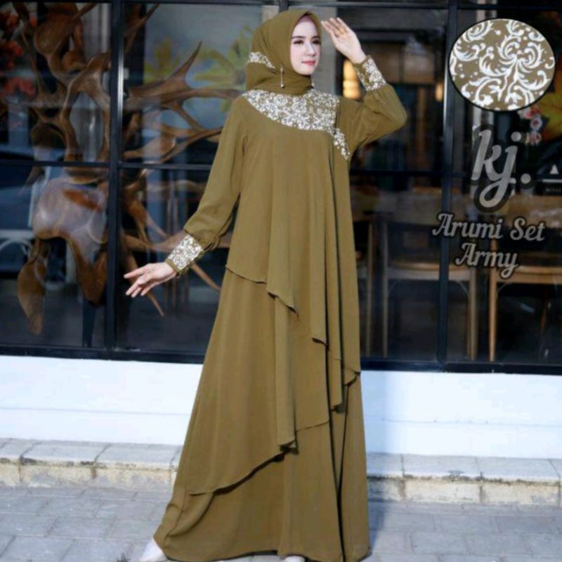 Arumi Set ORI Asli Khadijah Mode