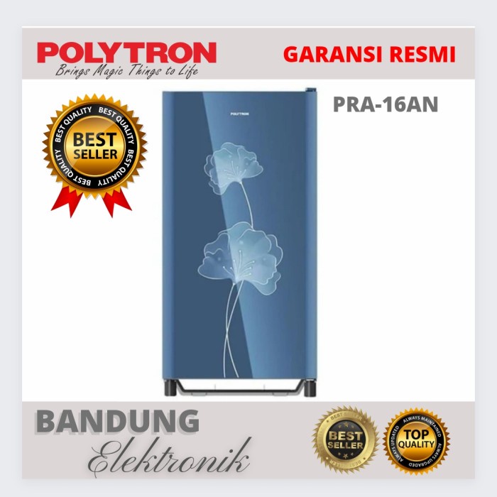 KULKAS POLYTRON PRA-16AN / PRA16AN , Kulkas 1 Pintu Polytron