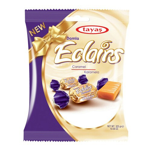 

Damla Eclairs Caramel Candy Import Permen Karamel Toffee Turkey Tayas