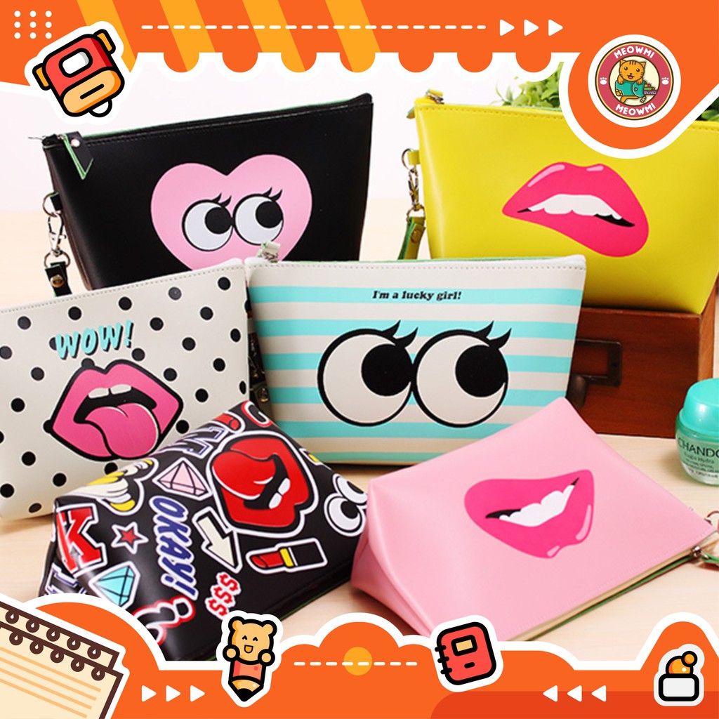 

Pouch Tempat Alat Tulis dan Kosmetik Funky PK0004