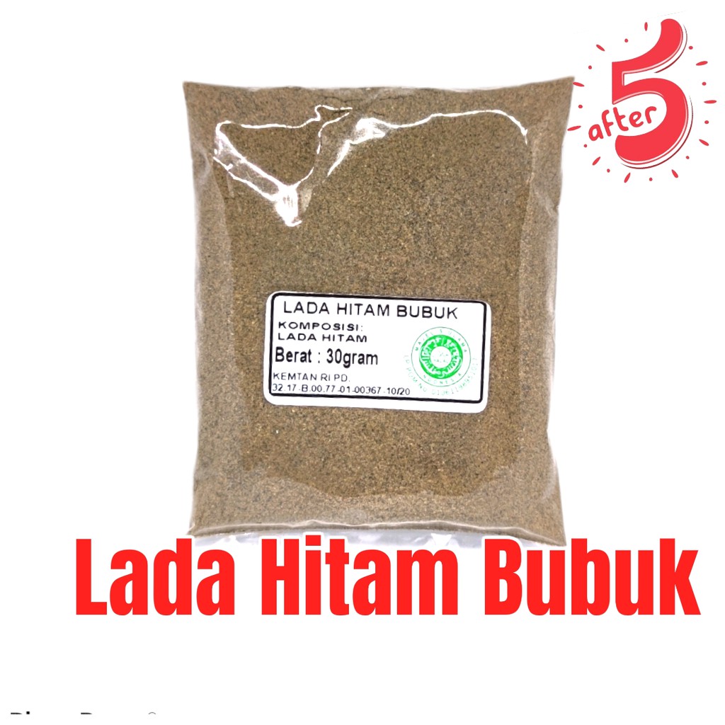 

Lada Hitam Bubuk / Blackpepper Powder 30g