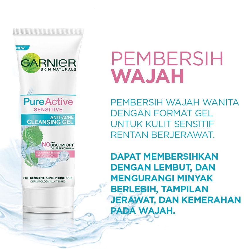 Garnier Pure Active / Garnier Pure Active Anti Acne Foam &amp; Scrub / Pure Active Sensitive / Pure Active Matcha Deep Clean