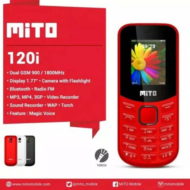 HP MITO 120i MAGIC VOICE CANDYBAR
