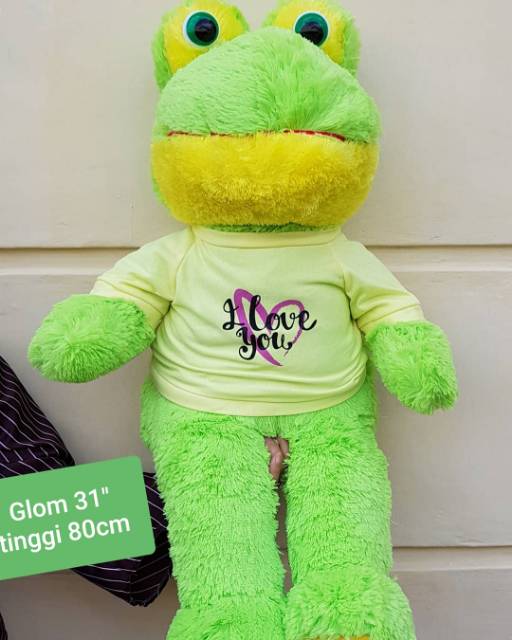 Boneka keropu glom jumbo with shirt