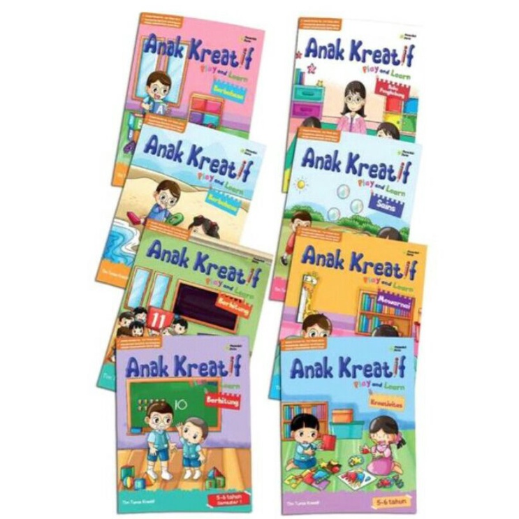 

Paket Anak Kreatif TK B ( 5-6 ) Tahun