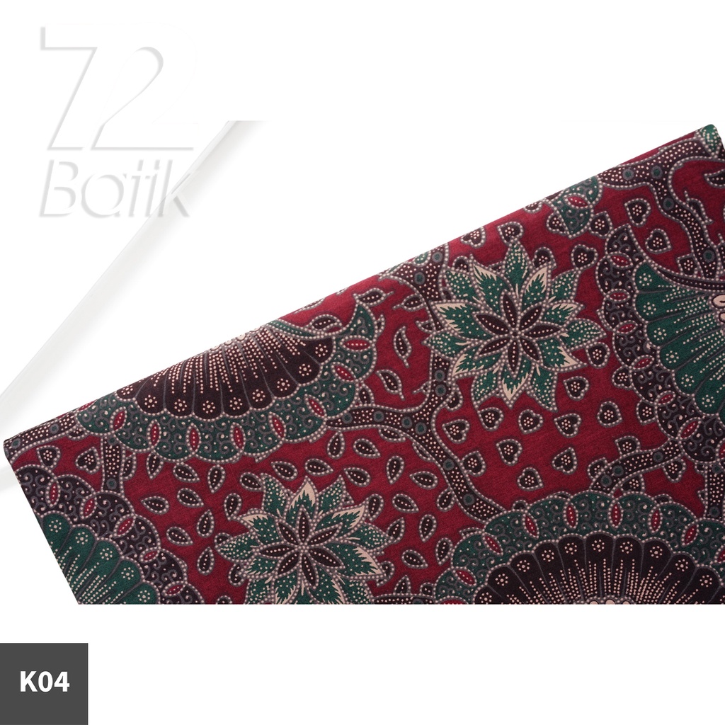 KAIN BATIK PREMIUM Bahan Katun Motif Godong Kembang Warna Cream 721638 Cap 72 Jarik Jarit Samping Kebat Panjang Batik Katun Modern Premium Bahan Seragam Batik Pernikahan Kantor Keluarga Murah Kamen Jadi Batik Bali Lembaran