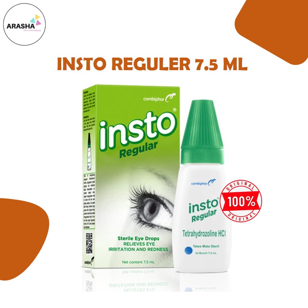 Jual INSTO REGULER EYE DROP 7,5 ml Obat Tetes Mata/Mata Merah/Mata