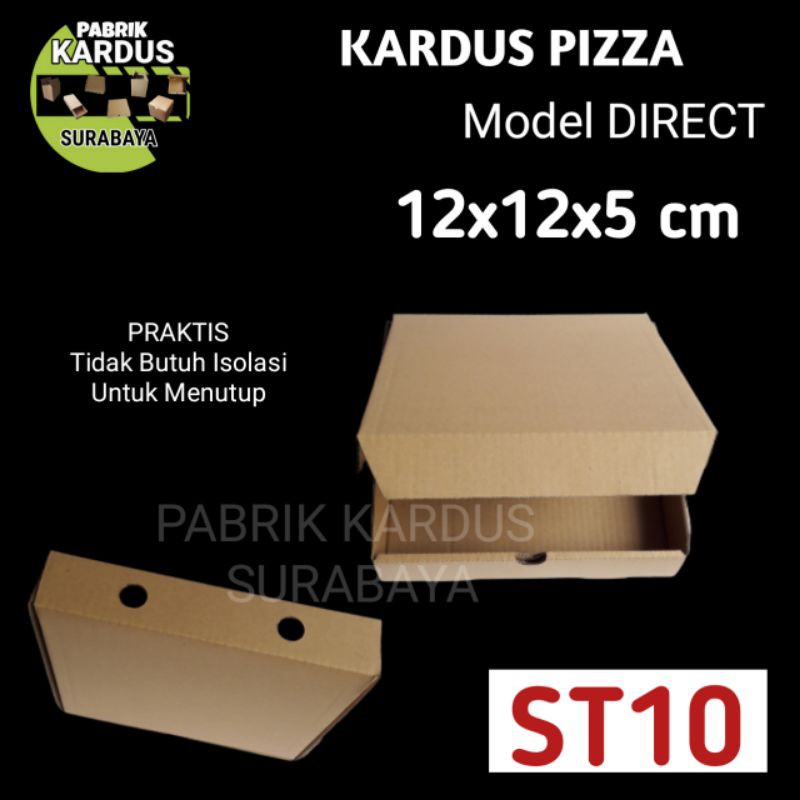 

KARDUS PIZZA 12x12x5cm KOTAK AKSESORIS ST-10 KADO SOUVENIR BOX PACKING