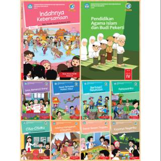 buku paket tematik sd kelas 4 tema 1,2,3,4,5,6,7,8,9 agama