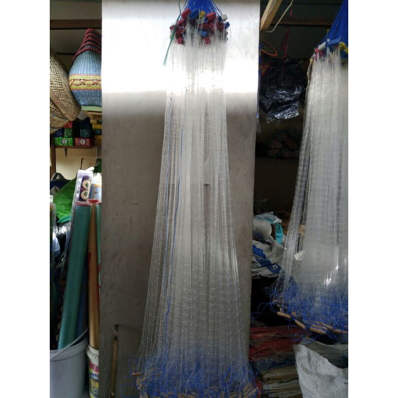 jaring ikan siap pakai. senar 0.20