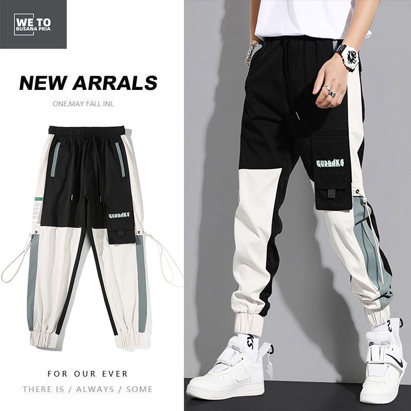 Jual celana cargo korea casual pria cargo pants pria celana cargo jumbo