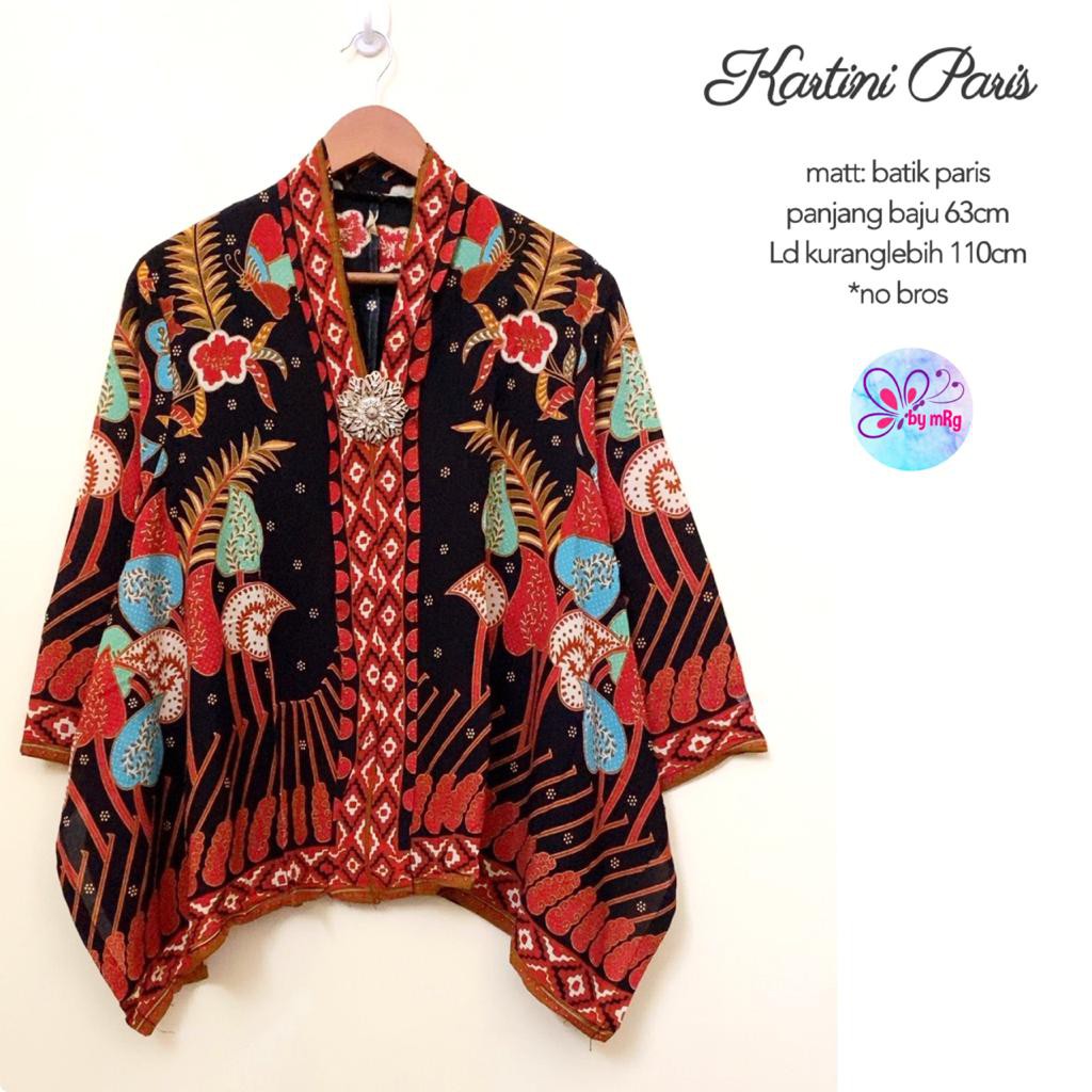 Blus kartini paris ori batik solo atasam trendy blus wanita