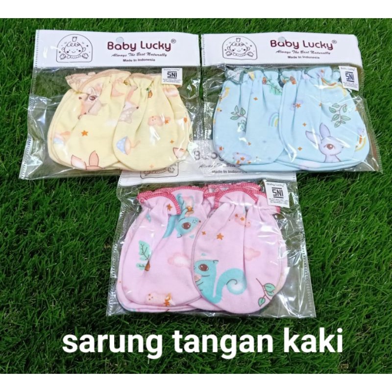 Baby Lucky Baby lucky sarung tangan kaki bayi