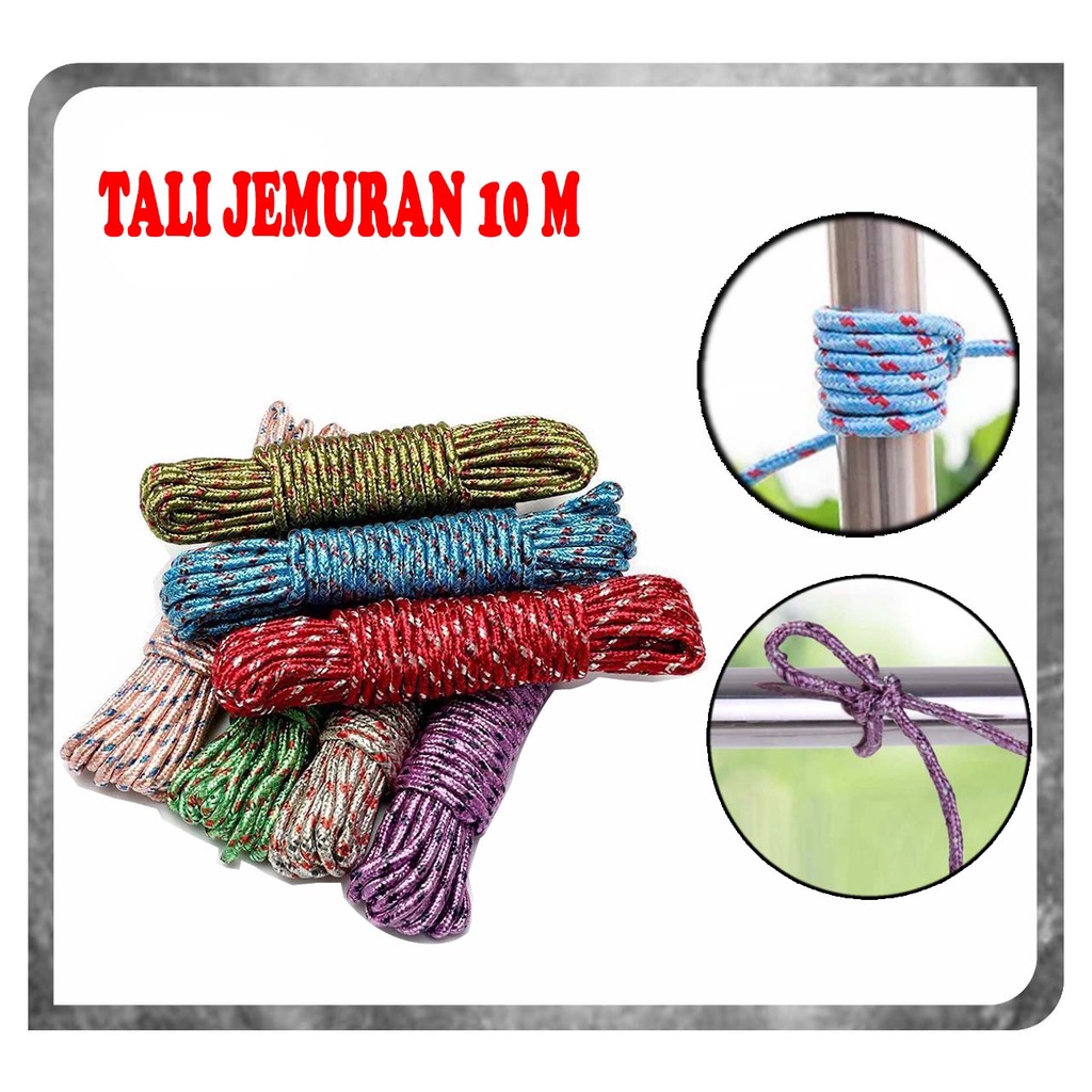 Tali Jemuran NYLON 10 METER / Tali Jemuran Nilon Tambang 10 M